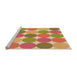 Sideview of Machine Washable Transitional Red Rug, wshpat1065org