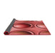 Thickness of Patterned Red Rug, pat1068rd