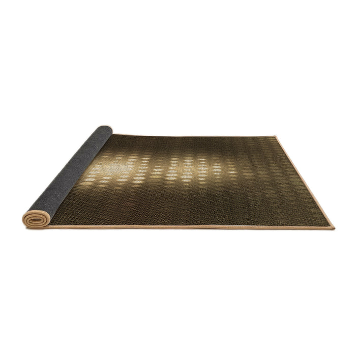 Thickness of Patterned Copper Brown Rug, pat1071brn