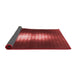 Thickness of Patterned Red Rug, pat1071rd