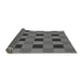 Thickness of Patterned Gunmetal Gray Rug, pat1073gry