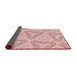 Thickness of Patterned Pink Rug, pat1082rd