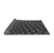 Thickness of Patterned Black Rug, pat1085gry