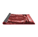 Thickness of Patterned Red Rug, pat109rd