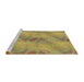 Sideview of Machine Washable Transitional Light Brown Rug, wshpat1091brn