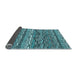 Thickness of Patterned Deep-Sea Blue Rug, pat1098lblu