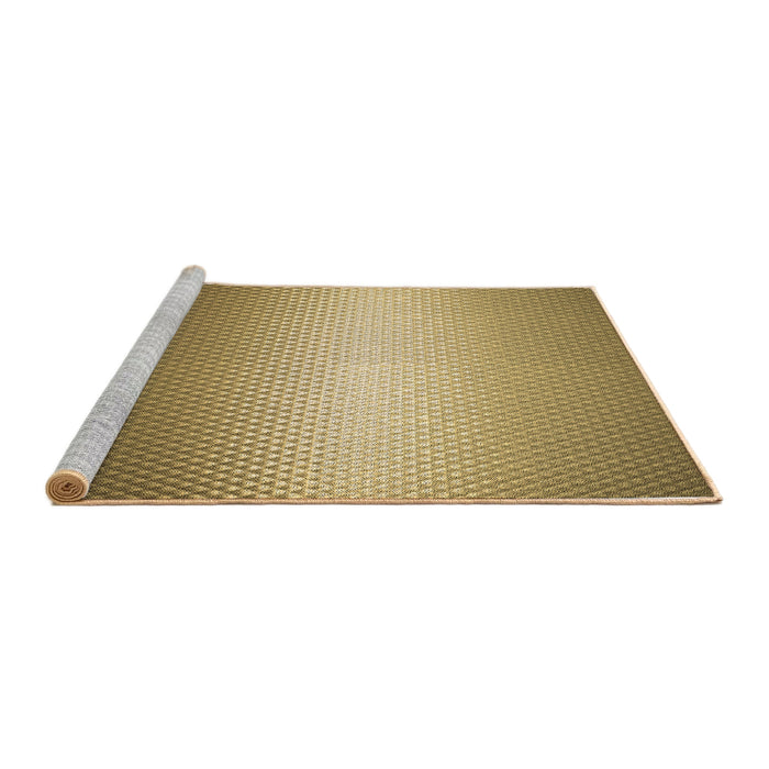 Sideview of Machine Washable Transitional Oak Brown Rug, wshpat11brn