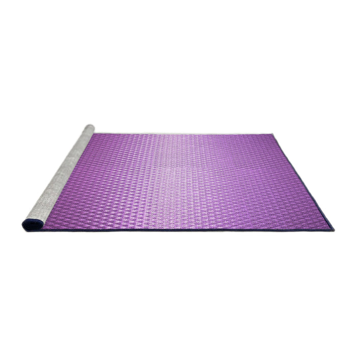 Sideview of Machine Washable Transitional Violet Purple Rug, wshpat11pur