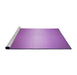 Sideview of Machine Washable Transitional Violet Purple Rug, wshpat11pur