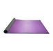 Thickness of Patterned Violet Purple Rug, pat11pur