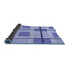 Thickness of Patterned Blue Rug, pat1104blu