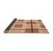 Thickness of Patterned Red Rug, pat1104brn