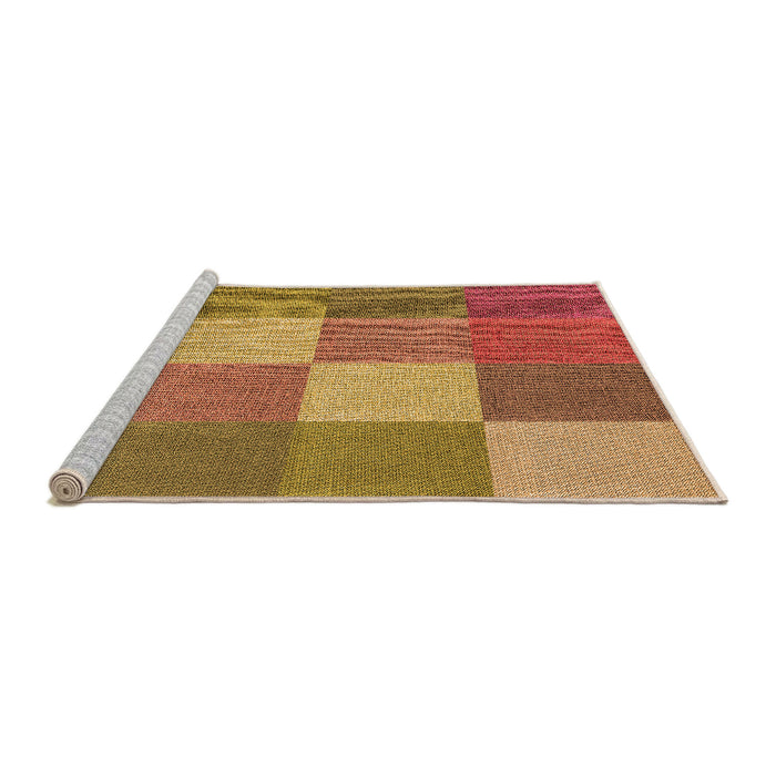 Sideview of Machine Washable Transitional Red Rug, wshpat1108org