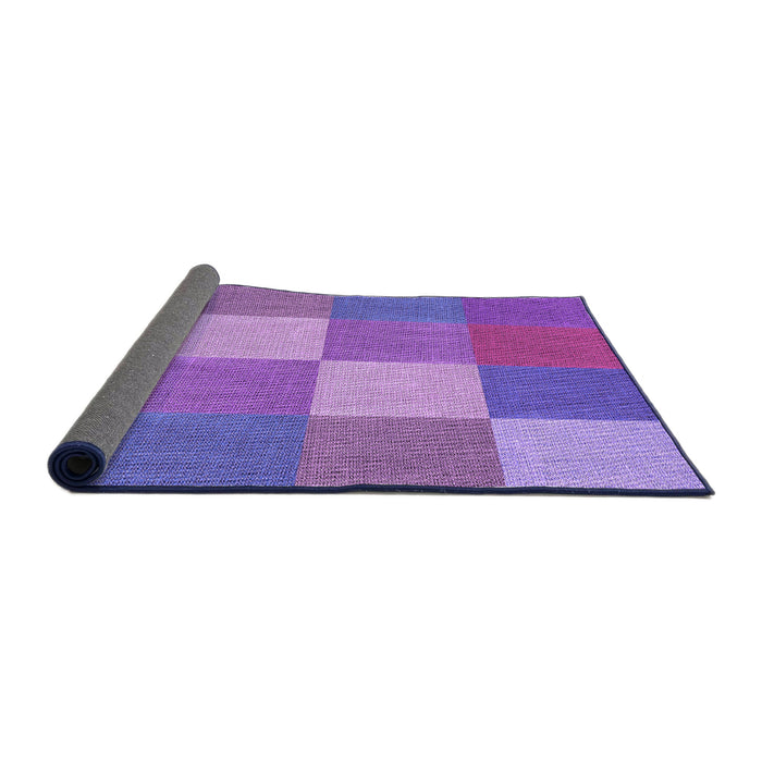 Thickness of Patterned Purple Rug, pat1108pur
