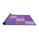 Thickness of Patterned Purple Rug, pat1108pur