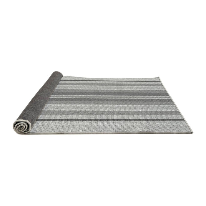 Thickness of Patterned Platinum Silver Gray Rug, pat1111gry