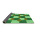 Thickness of Patterned Green Rug, pat1116grn