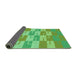 Thickness of Patterned Green Rug, pat1117grn