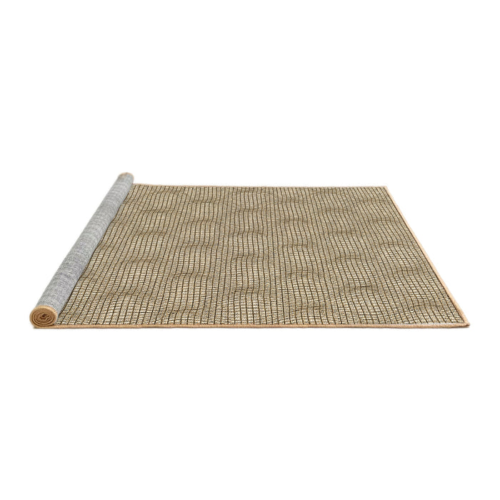 Sideview of Machine Washable Transitional Golden Blonde Gold Rug, wshpat112brn