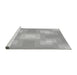 Sideview of Machine Washable Transitional Gunmetal Gray Rug, wshpat1122gry