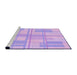 Sideview of Machine Washable Transitional Purple Rug, wshpat1125pur