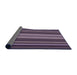 Thickness of Patterned Plum Purple Rug, pat1127pur