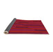 Thickness of Patterned Crimson Red Rug, pat1128org