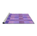 Sideview of Machine Washable Transitional Violet Purple Rug, wshpat1129pur