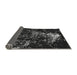 Thickness of Patterned Midnight Gray Rug, pat113gry