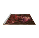 Sideview of Machine Washable Transitional Red Rug, wshpat113org