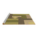 Sideview of Machine Washable Transitional Oak Brown Rug, wshpat1131brn