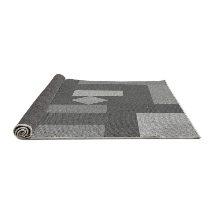 Thickness of Patterned Ash Gray Rug, pat1131gry