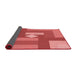 Thickness of Patterned Red Rug, pat1131rd