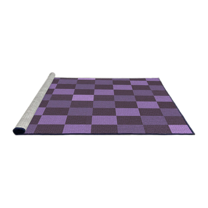 Sideview of Machine Washable Transitional Plum Purple Rug, wshpat1133pur