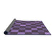 Thickness of Patterned Plum Purple Rug, pat1133pur