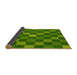 Thickness of Patterned Green Rug, pat1133yw