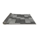 Thickness of Patterned Dark Gray Rug, pat1134gry