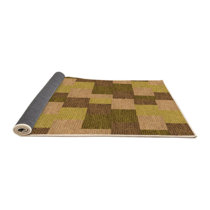 Thickness of Patterned Saddle Brown Rug, pat1134org