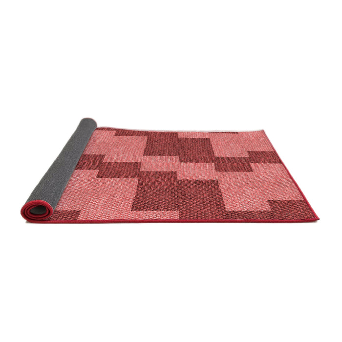 Thickness of Patterned Red Rug, pat1134rd