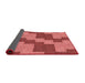 Thickness of Patterned Red Rug, pat1134rd