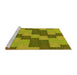 Sideview of Machine Washable Transitional Oak Brown Rug, wshpat1134yw