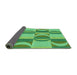 Thickness of Patterned Green Rug, pat1135grn