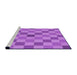 Sideview of Machine Washable Transitional Purple Rug, wshpat1136pur