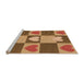 Sideview of Machine Washable Transitional Orange Rug, wshpat1138org