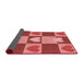 Thickness of Patterned Red Rug, pat1138rd