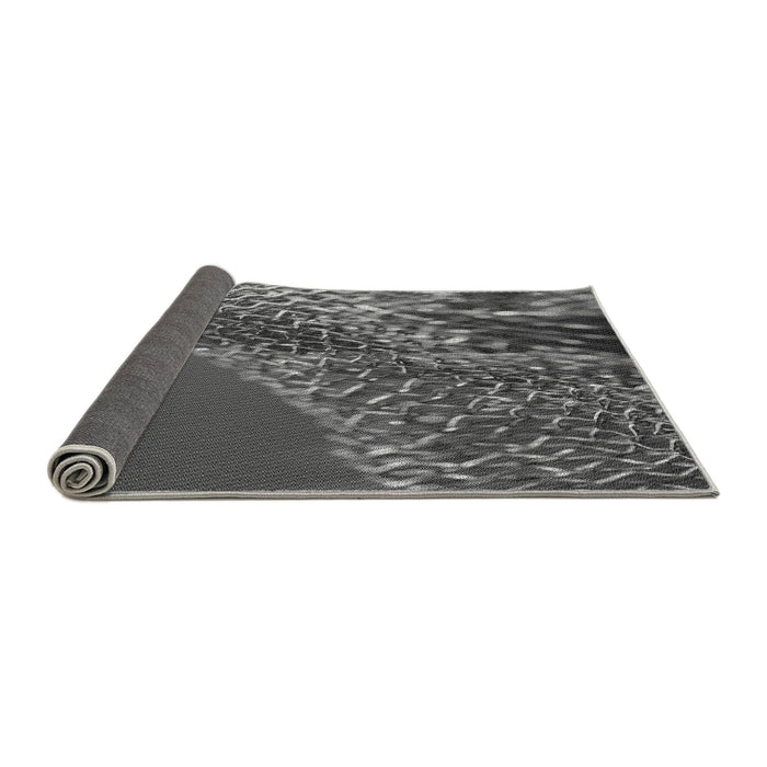 Thickness of Patterned Gray Rug, pat114gry