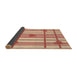 Thickness of Patterned Red Rug, pat1140brn