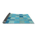 Thickness of Patterned Blue Rug, pat1141lblu