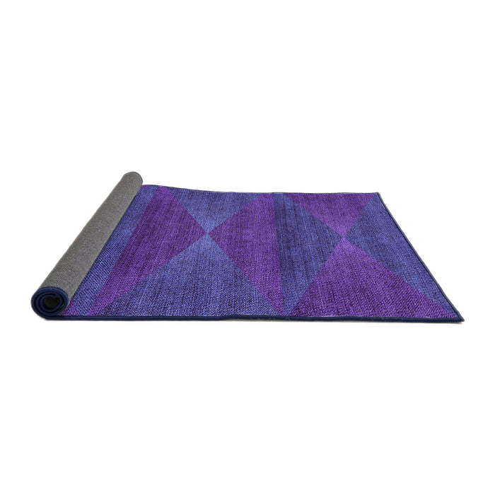 Thickness of Patterned Purple Rug, pat1142pur