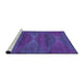 Sideview of Machine Washable Transitional Purple Rug, wshpat1142pur